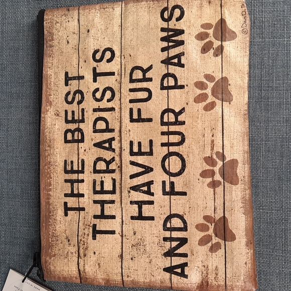 Crazy Cat Lady Gift Set Kitchen Dish Towel Bracelet Zipper Pouch Wallet Listpad - Picture 9 of 15